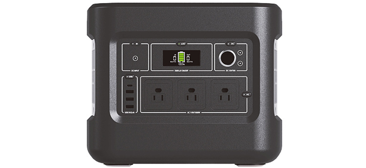 1000 W-os újratölthető napelemes generátor mobil töltéshez